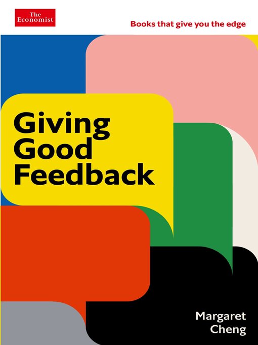 Title details for Giving Good Feedback by Margaret Cheng - Wait list